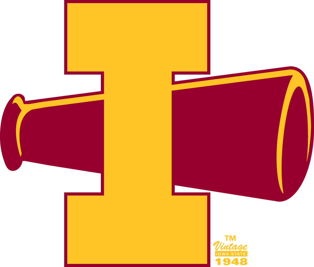 Iowa State Cyclones 1948-1956 Primary Logo iron on paper